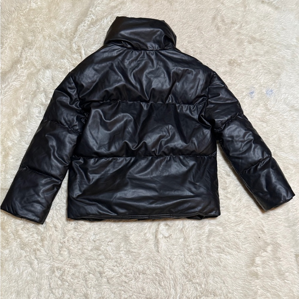 Bagatelle NYC Faux Leather Oversized Puffer Jacket - Size XS - Picture 6 of 7
